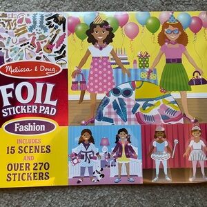 Melissa & Doug Fashion Foil Sticker Pad